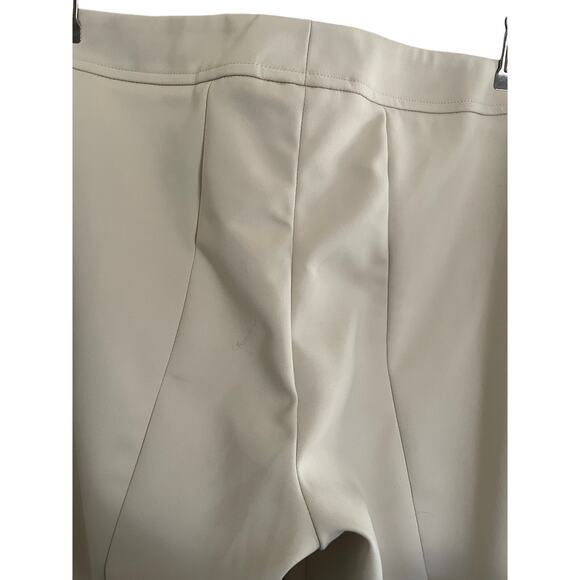 QL2 Monet Cream Flat Front Tailored Dress Pants size US6 - Picture 5 of 10